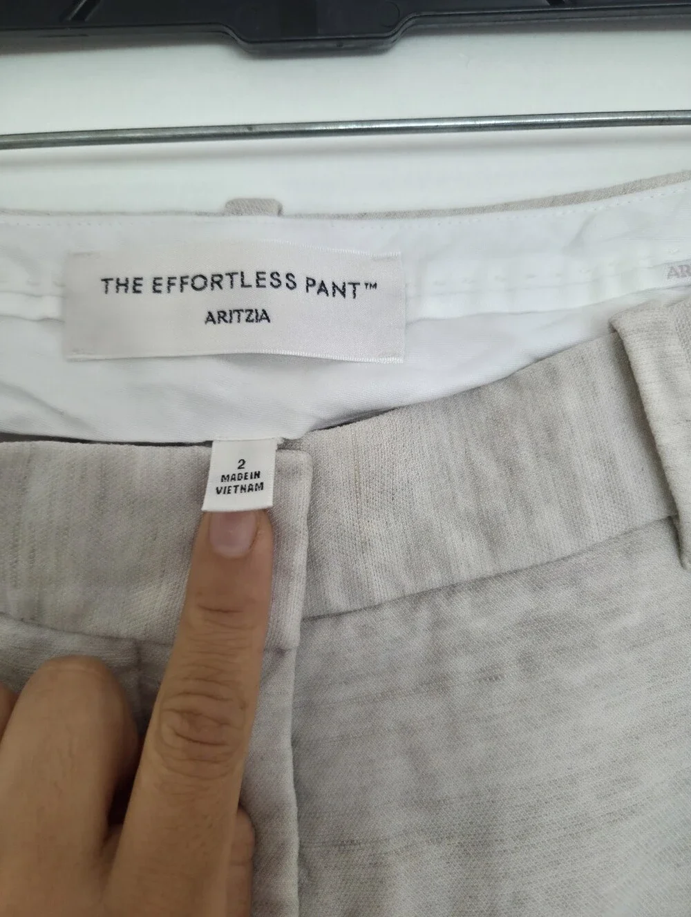 Aritzia THE EFFORTLESS PANT WIDE LEG CROPPED LINEN  BLEND PANTS